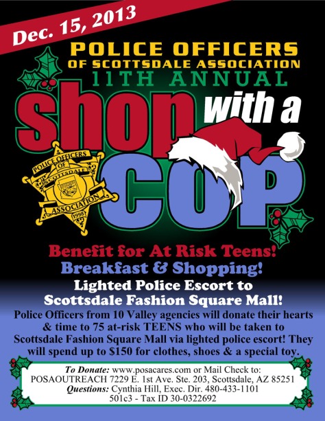 2013 Teen Shop with a Cop Flyer